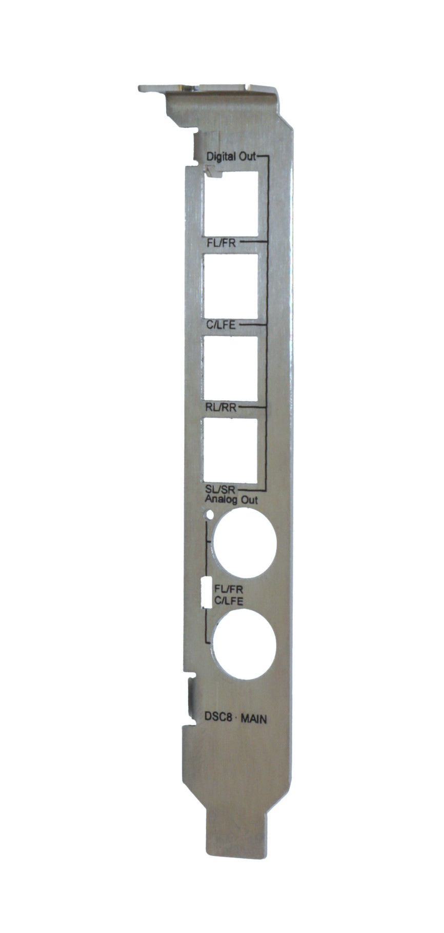 PCIe bracket for 'DSC8 · MAIN' PCIe bracket for 'DSC8 · MAIN'